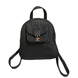 COURRÈGES Vintage Cloth Black Backpack